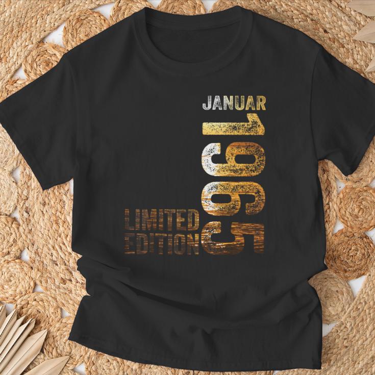 60Th Birthday Man 60 Years Limited Edition January 1965 T-Shirt Geschenke für alte Männer