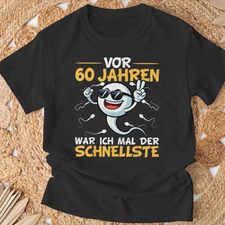 60Th Birthday Man Woman 60 Years 1964 Decorative T-Shirt Geschenke für alte Männer