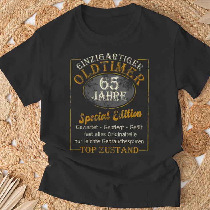 65Th Birthday Man 65 Years Oldtimer 65Er Papa Grandpa T-Shirt Geschenke für alte Männer