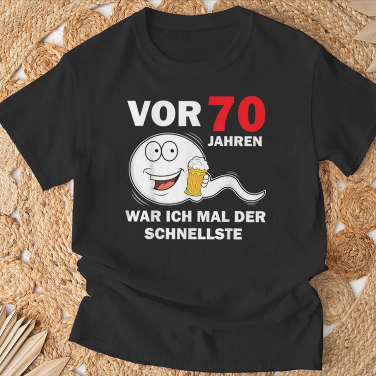 70Th Birthday Man 70 Years Decoration 70S 70Th Birthday T-Shirt Geschenke für alte Männer