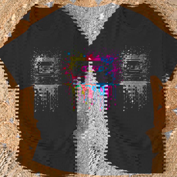 80S 90S Retro Party Fancy Dress Cassette T-Shirt Geschenke für alte Männer