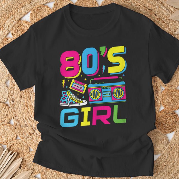 80S Girl 80S Theme Party 80S Outfit T-Shirt Geschenke für alte Männer