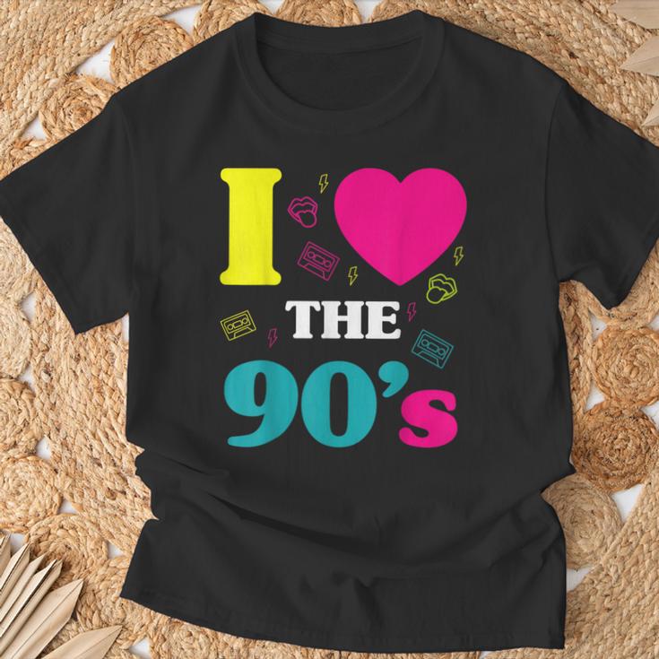 90S Party Outfit Costume Clothing Hits Retro T-Shirt Geschenke für alte Männer