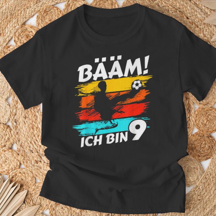 9Th Birthday Boy 9 Years Football T-Shirt Geschenke für alte Männer