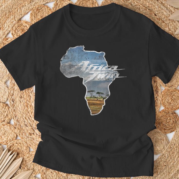 Africa Touring Twin Bike Off-Road & Cross Continent T-Shirt Geschenke für alte Männer