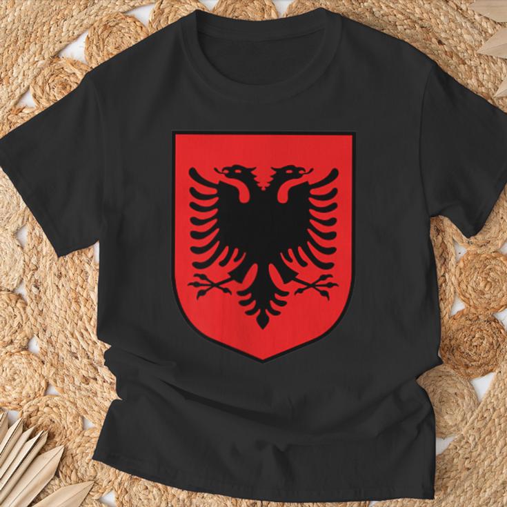 Albania Flag Alban Kosovo Albanian Shqiptar T-Shirt Geschenke für alte Männer