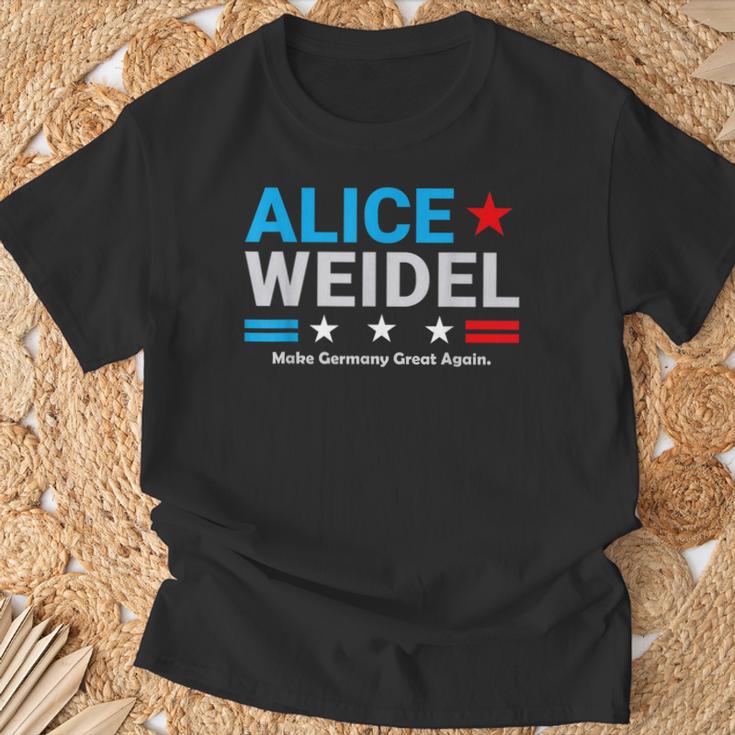 Alice Weidel Fan Item Germany Chancellor 2025 T-Shirt Geschenke für alte Männer