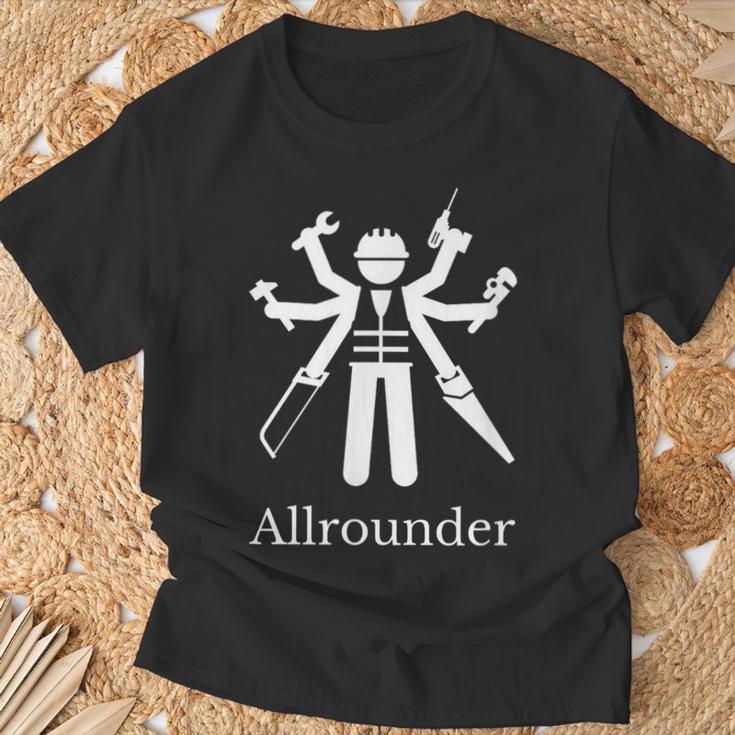 Alleskönner Craftsman Husband Father Tool T-Shirt Geschenke für alte Männer