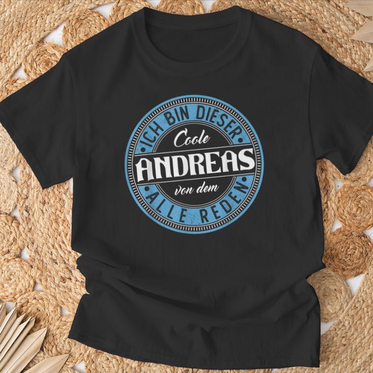 Andreas Ich Bin Dieser Cooler Andreas T-Shirt Geschenke für alte Männer