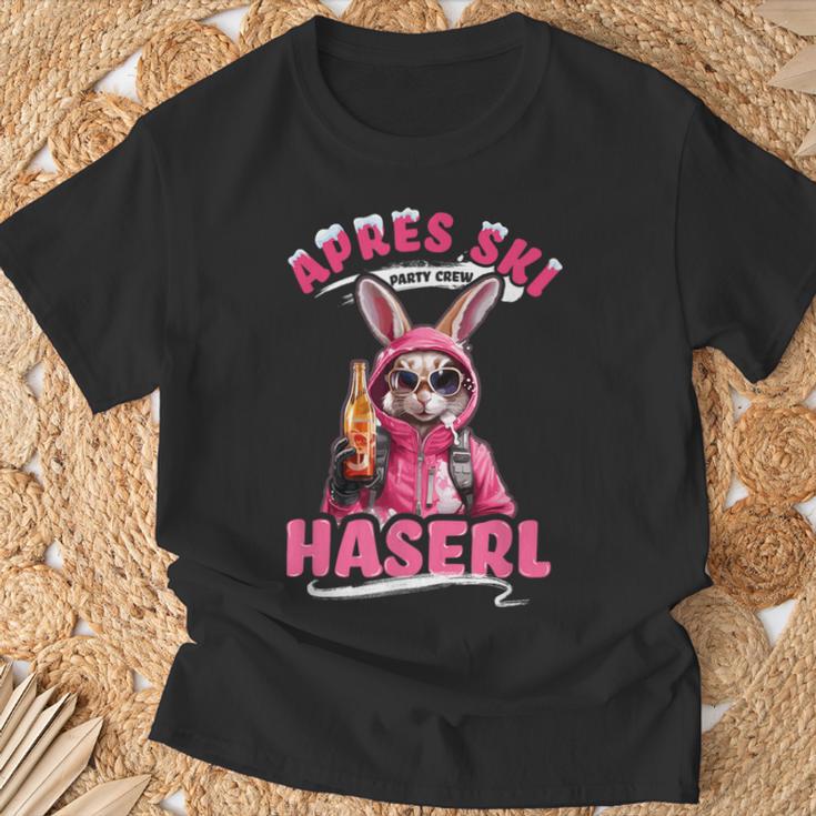 Apres Ski Haserl Rabbit Skihaserl Women's Party Crew T-Shirt Geschenke für alte Männer