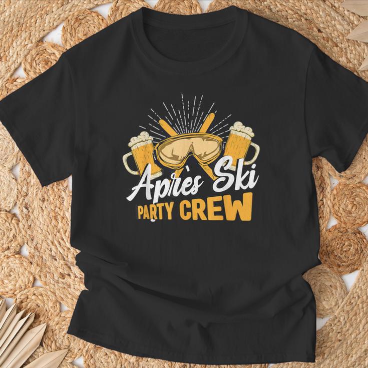 Après Ski Party Crew Saufen Apres Ski Winter Holiday T-Shirt Geschenke für alte Männer