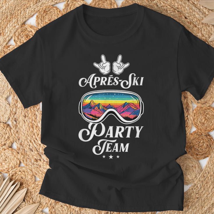 Après-Ski-Partyteam Ski-Crew T-Shirt Geschenke für alte Männer