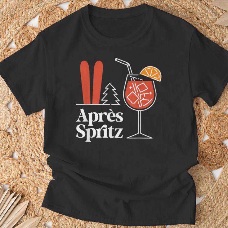 Après Spritz X Aperölchen Spritz & Skiing Skier Ski T-Shirt Geschenke für alte Männer