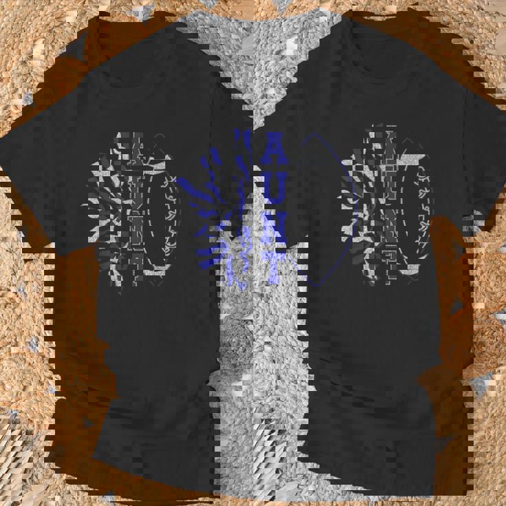 Aunt Of Football Player And Cheerleader Auntie T-Shirt Gifts for Old Men