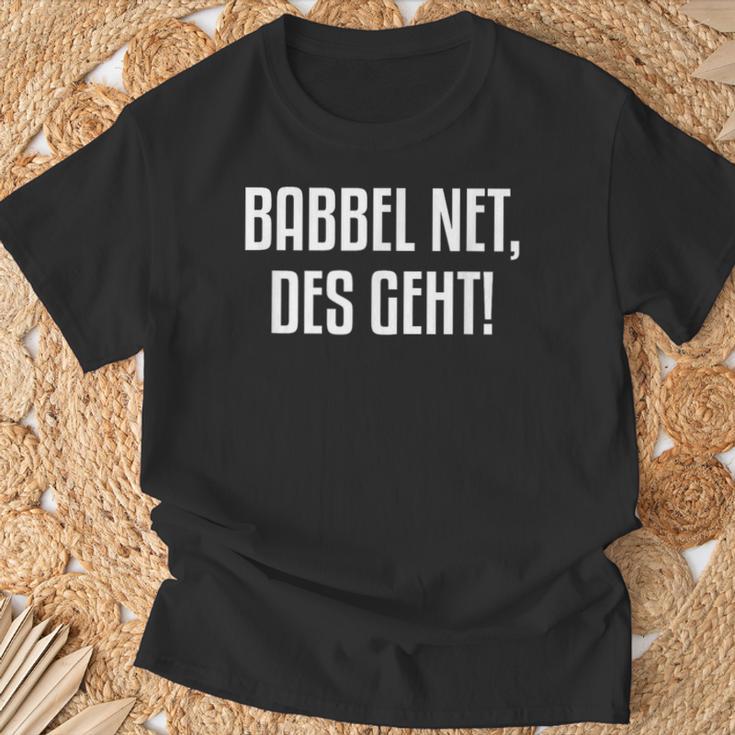 Babbel Net Des Geht Hessian T-Shirt Geschenke für alte Männer