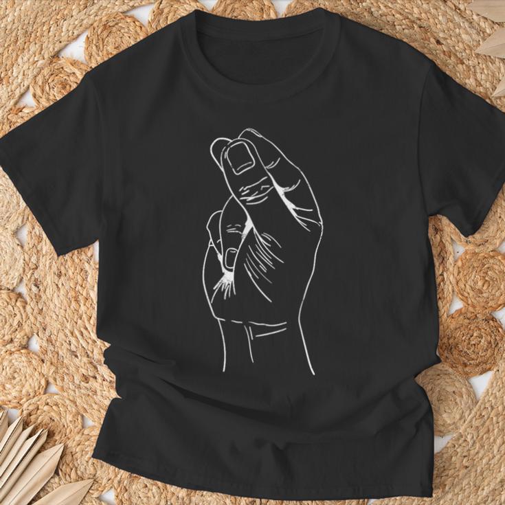 Balkan Tri Prsta Orthodox Idea T-Shirt Geschenke für alte Männer