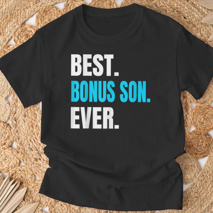 Best Bonus Son Ever T-Shirt Geschenke für alte Männer