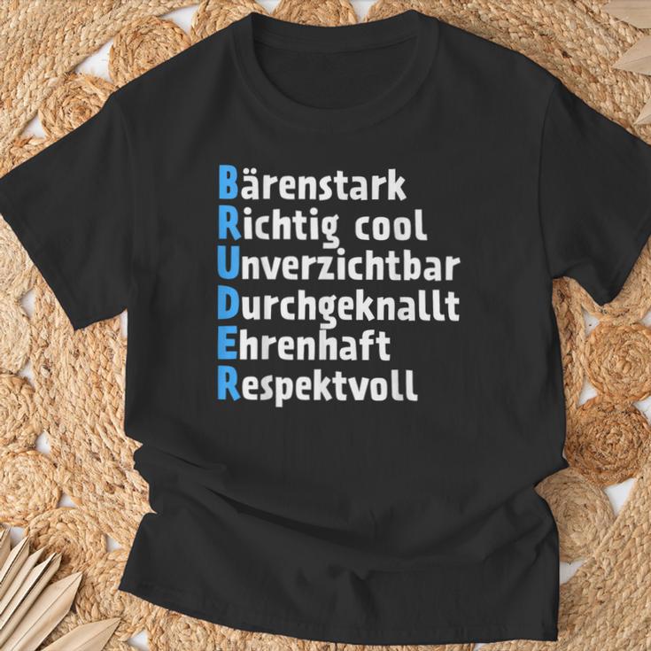 Best Brother Brother For Siblings T-Shirt Geschenke für alte Männer