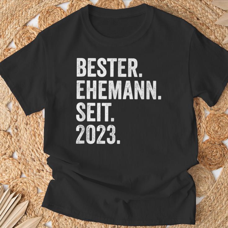 Best Husband Since 2023 1 Wedding Anniversary 1 Year T-Shirt Geschenke für alte Männer