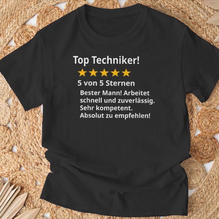 Bester Techniker T-Shirt Geschenke für alte Männer