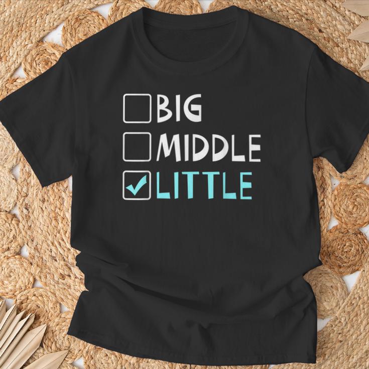 Big Medium Little BrotherT-Shirt Geschenke für alte Männer