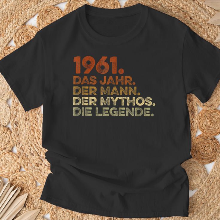 Birthday intage 1961 Man Myth Legend T-Shirt Geschenke für alte Männer