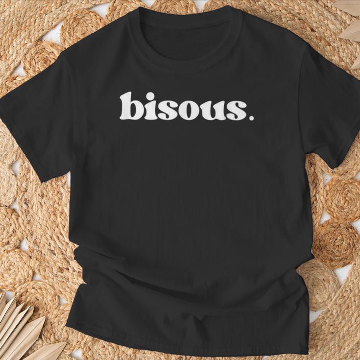 Bisous S T-Shirt Geschenke für alte Männer