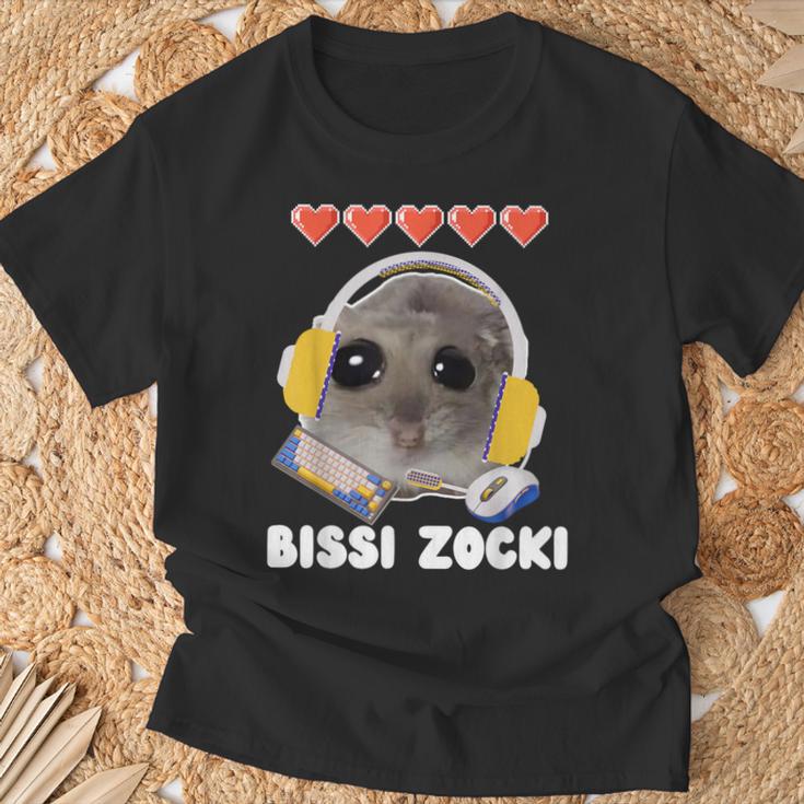 Bissi Zocki Sad Hamster Cute Hamstie T-Shirt Geschenke für alte Männer