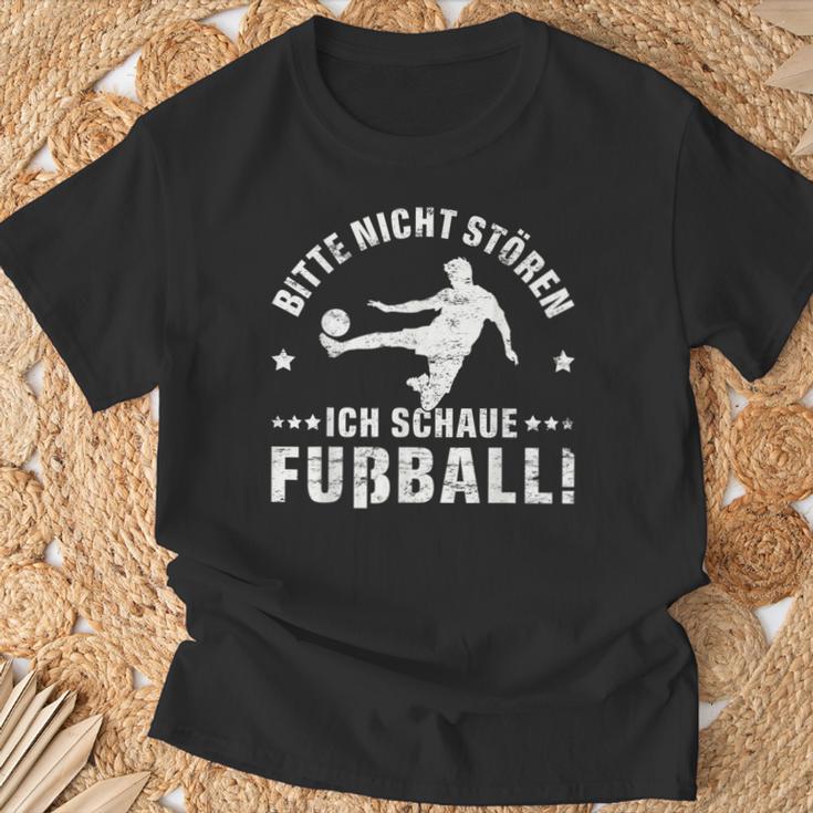 Bitte Nicht Stören Ich Schaue Football Grung T-Shirt Geschenke für alte Männer