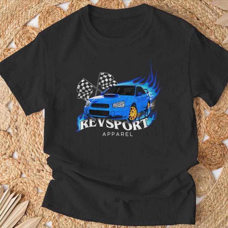 Blue WrxSti S T-Shirt Geschenke für alte Männer