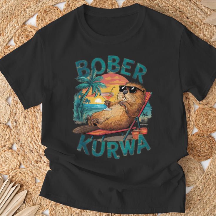 Bobr Kurwa Meme Bober Kurwa T-Shirt Geschenke für alte Männer