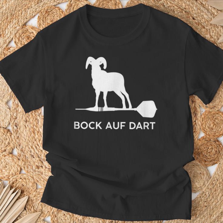 Bock Auf Dart Darts Accessory T-Shirt Geschenke für alte Männer