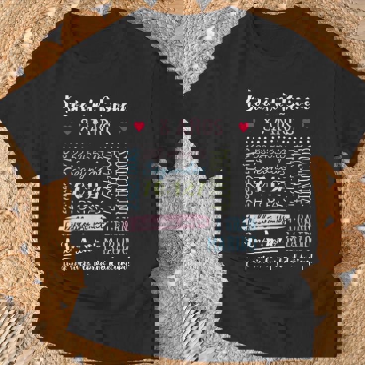 Bodas De Bronce 8 Años Aniversario De Boda Regalo Camiseta unisex Regalos para ancianos
