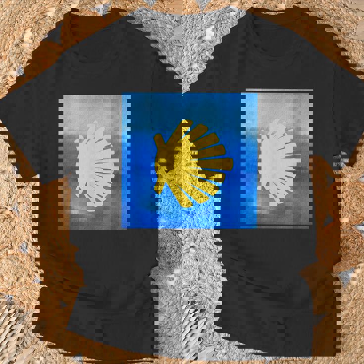 Camino De Santiago Scallop Shell Sign Camiseta unisex Regalos para ancianos