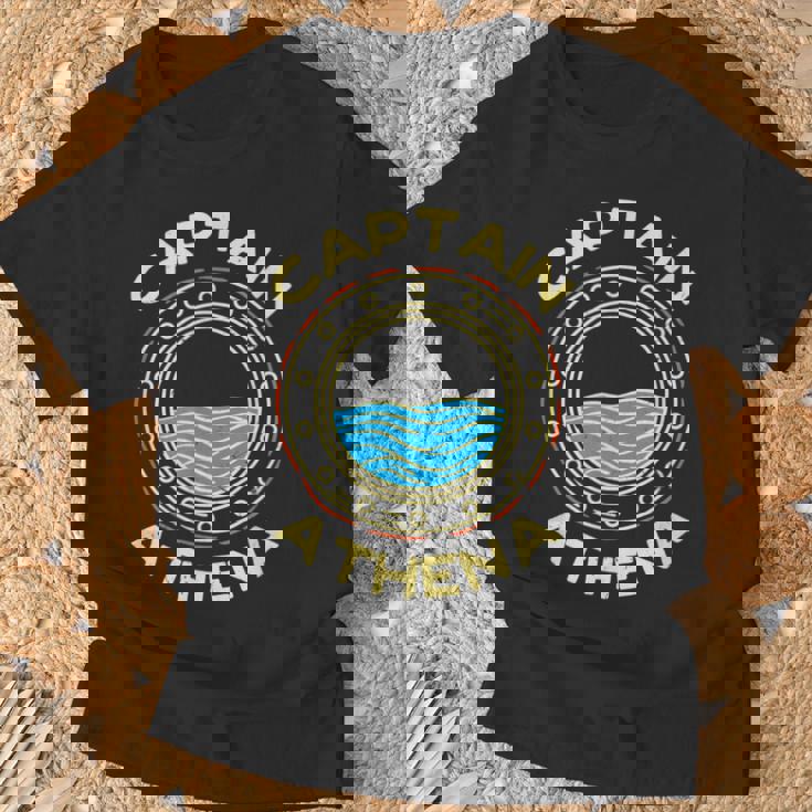 Capitaine Athena Prénom Personnalisé Surnom Personnalisé Drôle T-Shirt Cadeaux pour les vieillards