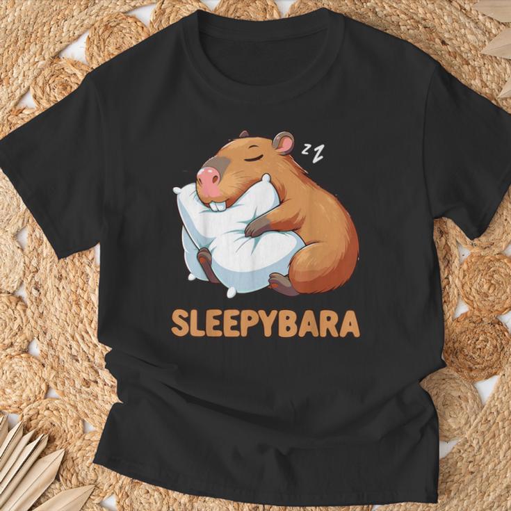 Capybara Sleep Sleepybara Nightdress Capybara Sleep T-Shirt Geschenke für alte Männer