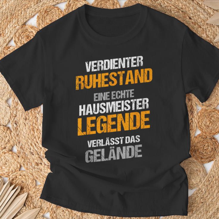 Caretaker Retirement Retirement Pension T-Shirt Geschenke für alte Männer