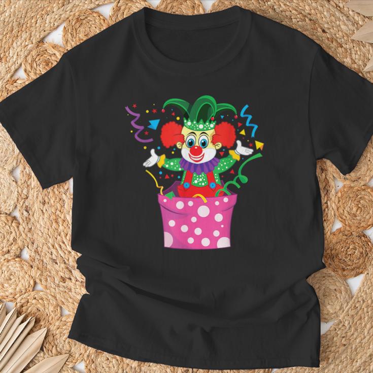 Carnival Clown Party Circus Costume Confetti T-Shirt Geschenke für alte Männer