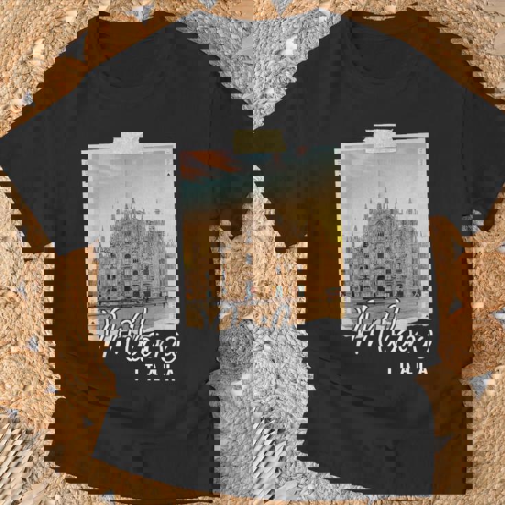Catedral De Milán Italia Souvenir Duomo Di Milano Italiano Camiseta unisex Regalos para ancianos