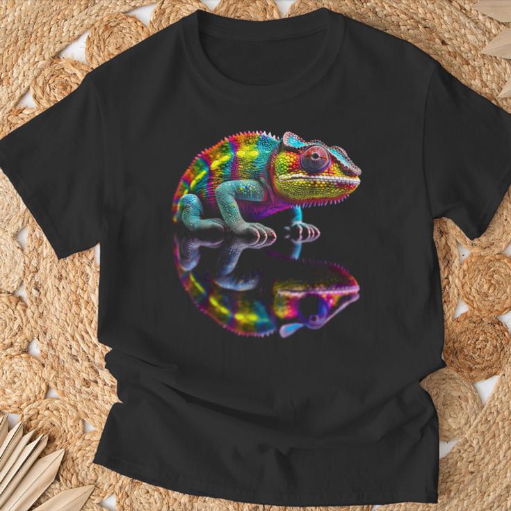 Chameleon Animal Graphic Illustration Chameleon T-Shirt Geschenke für alte Männer