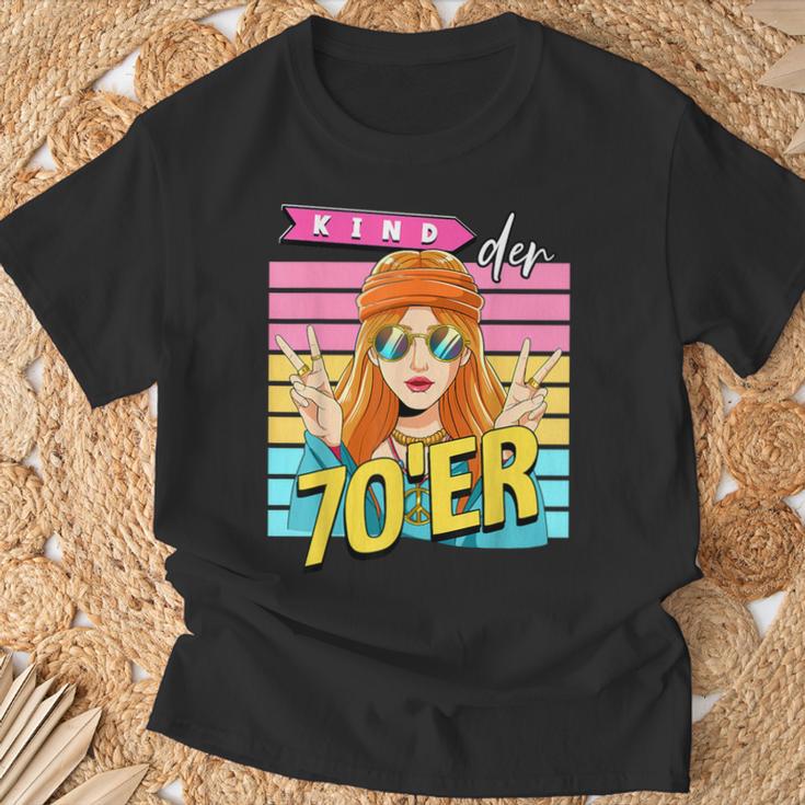 Child Of The 70S Woman Costume T-Shirt Geschenke für alte Männer