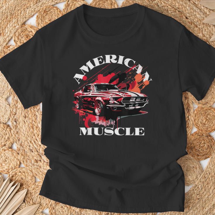 Classic American Muscle Car T-Shirt Geschenke für alte Männer