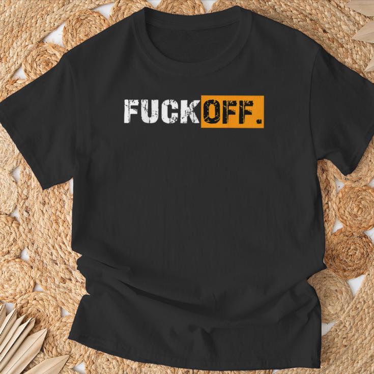 Classic Fack Off T-Shirt Geschenke für alte Männer