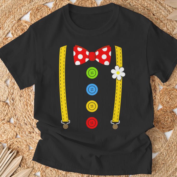 Clown Costume Braces Fancy Dress Carnival T-Shirt Geschenke für alte Männer