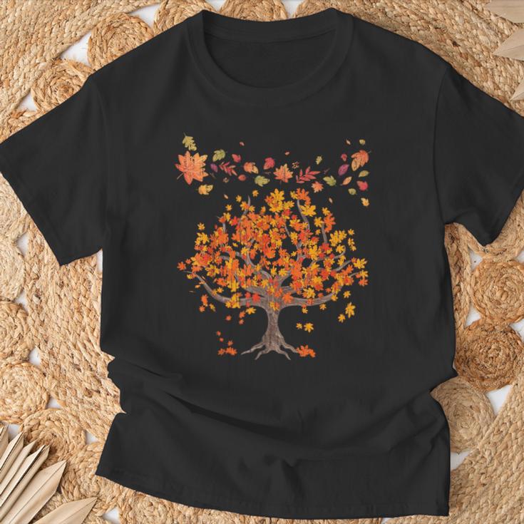 Colourful Leaves Autumn Tree Autumn Leaves Nature Autumn S T-Shirt Geschenke für alte Männer