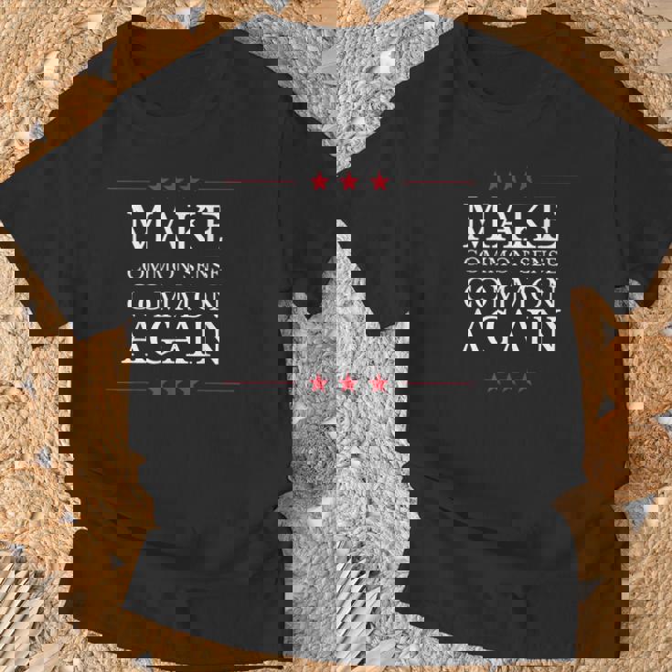 Make Common Sense Common Again T-Shirt Gifts for Old Men