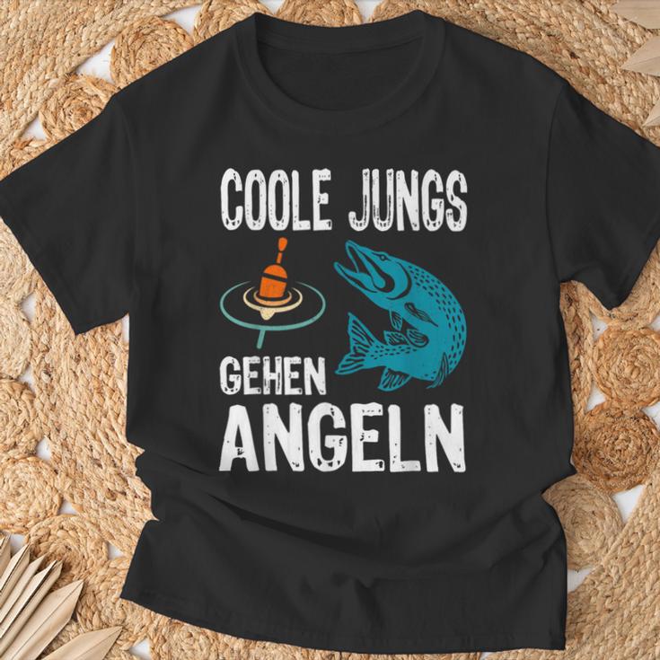 Cool Boys Going Fishing Fish Sports Fisherman Fishing T-Shirt Geschenke für alte Männer