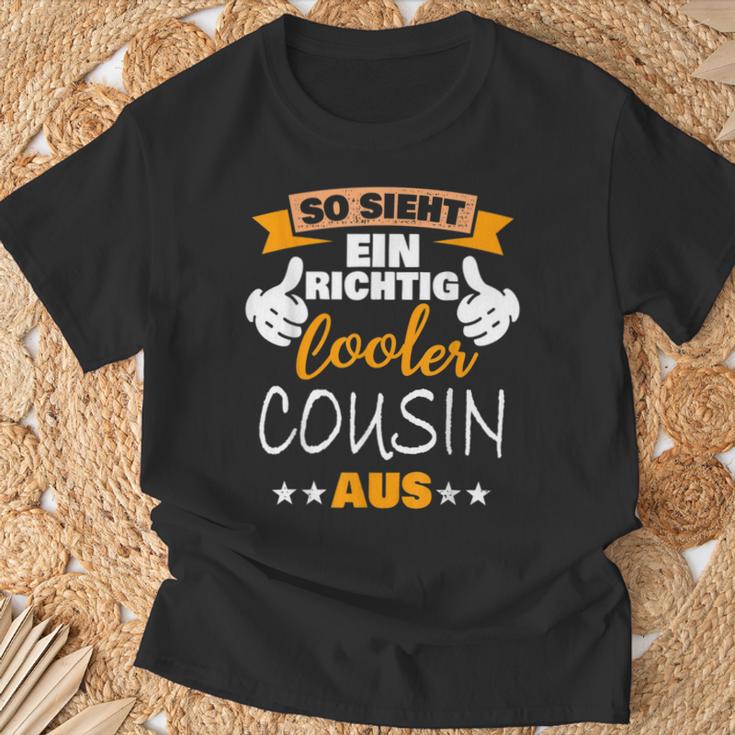 Cool Cousin With Saying I Family T-Shirt Geschenke für alte Männer