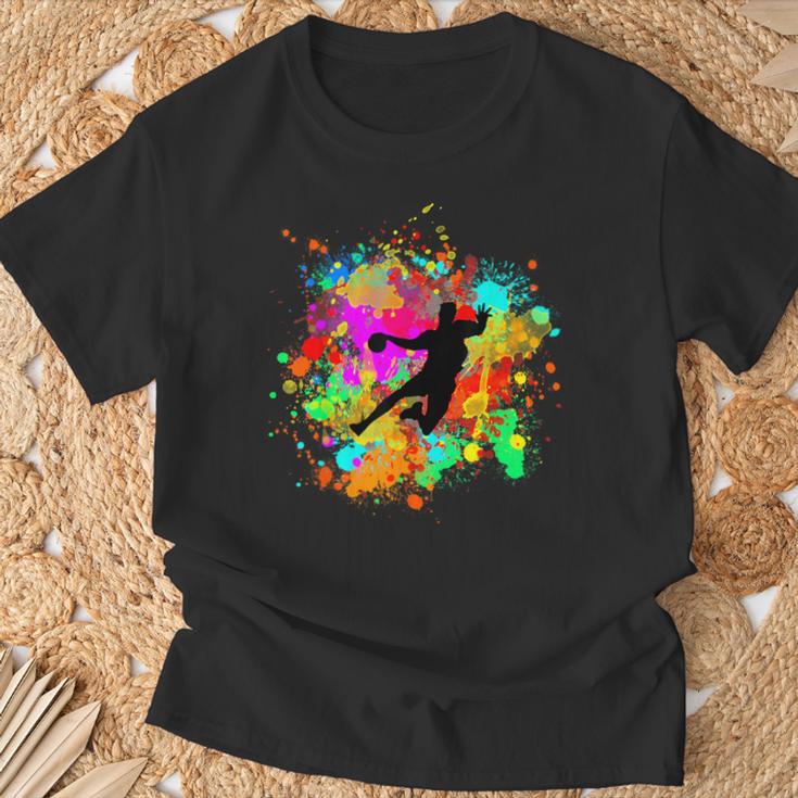 Cool Handball Player With Resin Ball For Safe Hit T-Shirt Geschenke für alte Männer