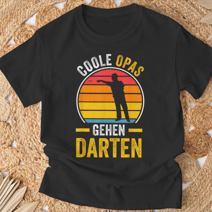 Cool Opas Going Dart Grandpa Dart T-Shirt Geschenke für alte Männer